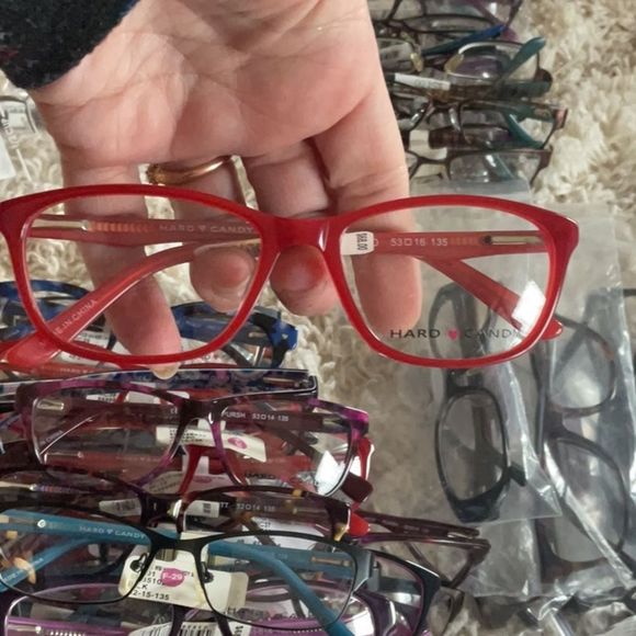 COPY - COPY - LOT OF 100 HARD CANDY NEW EYEGLASSES LADIES FRAMES EYEWEAR NWT DE… - Picture 1 of 5
